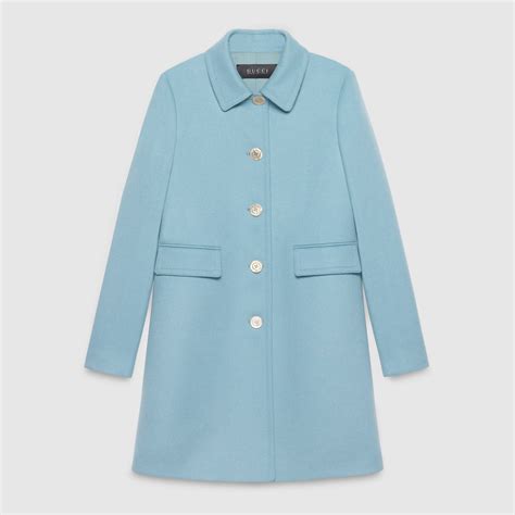 gucci pale blue coat